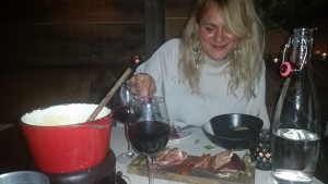 Katie Ingham gets lost in a swiss cheese fondue at Thee Lodge, Clapham. Read the review